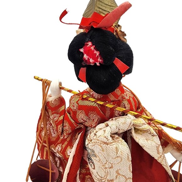 Vintage Japanese Geisha Doll with Working Music Trinket Box Plays La Vie En Rose - Picture 6 of 16